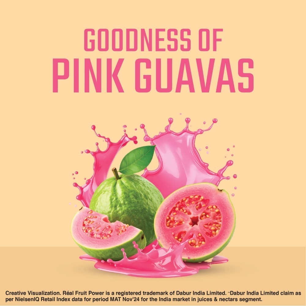 Real Fruit Power Pink Guava Juice