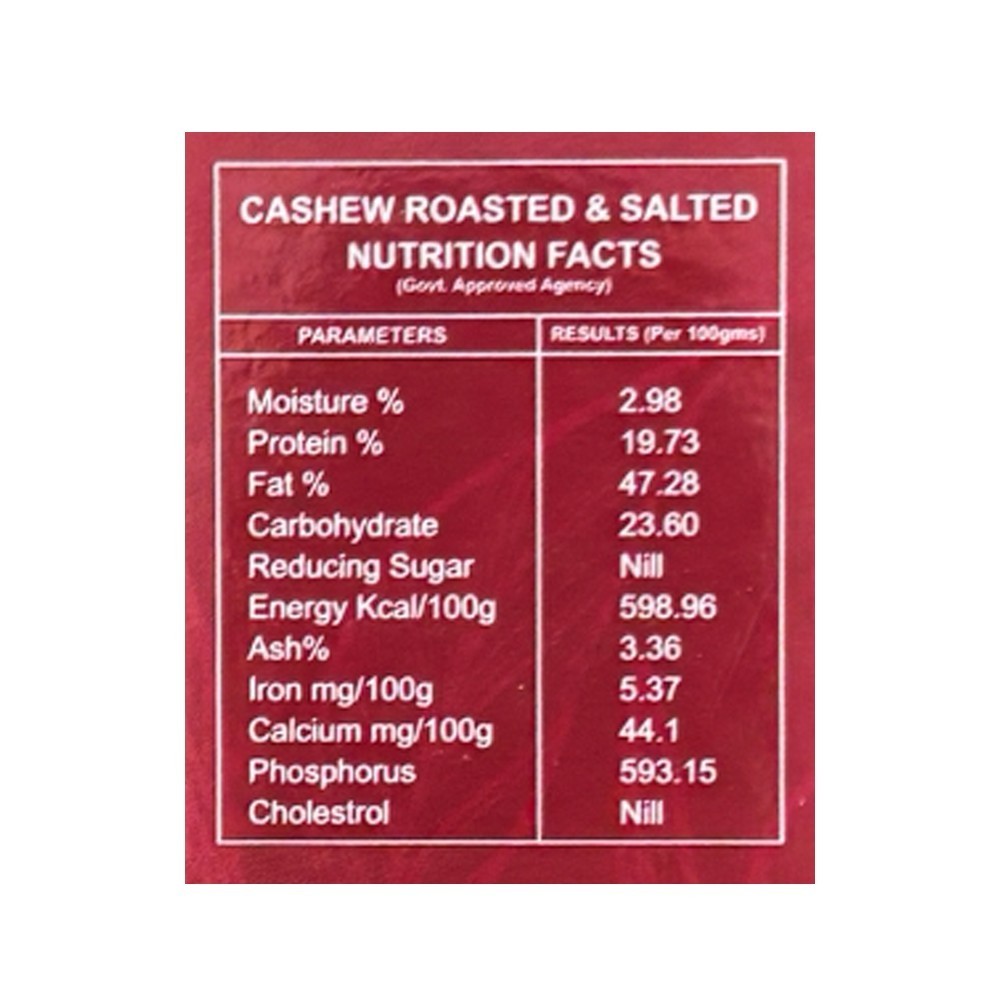 Real Nut Roasted & Salted Flavoured Cashew (Kaju)