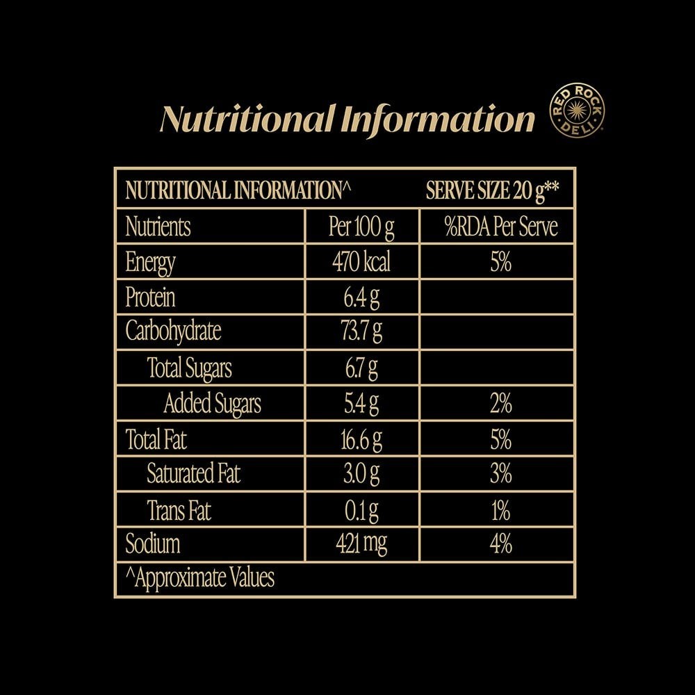 Red Rock Deli Baked Chips (Risotto) 40% Less Fat Snacks