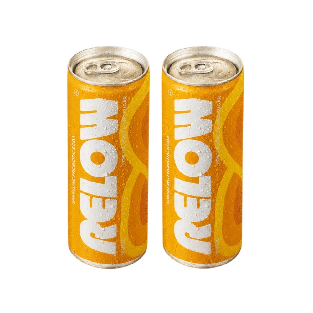 Relow Mango Sparkling Probiotic Soda