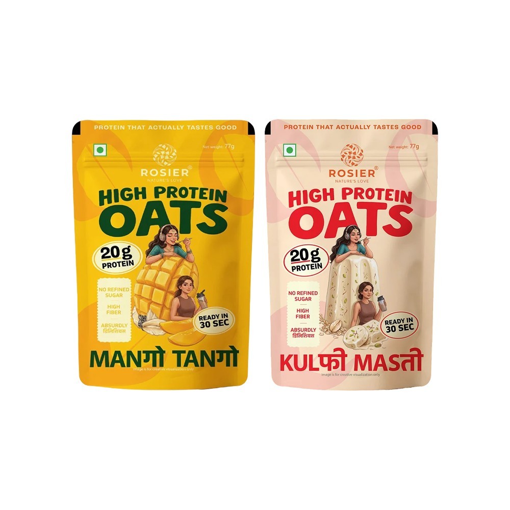 Rosier Mango Tango High Protein Oats +  Kulfi Masti High Protein Oats Combo