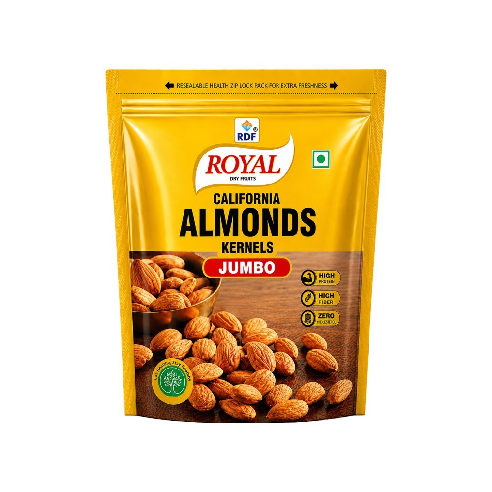 Royal Dry Fruits Jumbo California Almonds