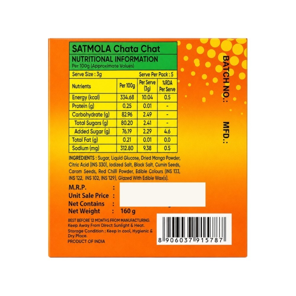 Satmola Chata Chat Digestive Candy