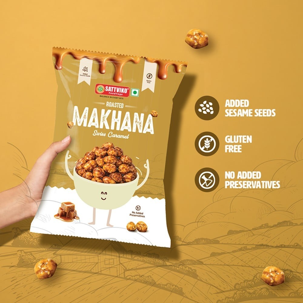 Sattviko Caramel Roasted Flavoured Makhana
