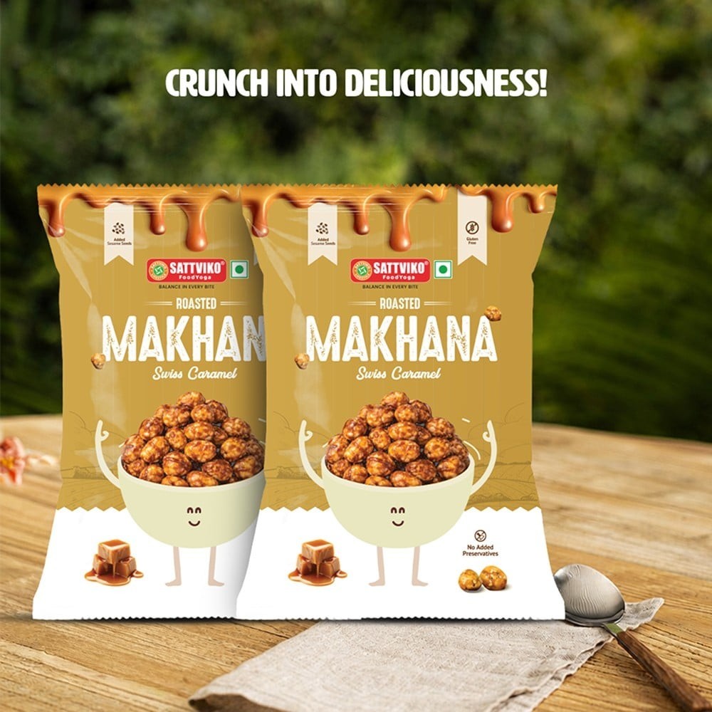 Sattviko Caramel Roasted Flavoured Makhana