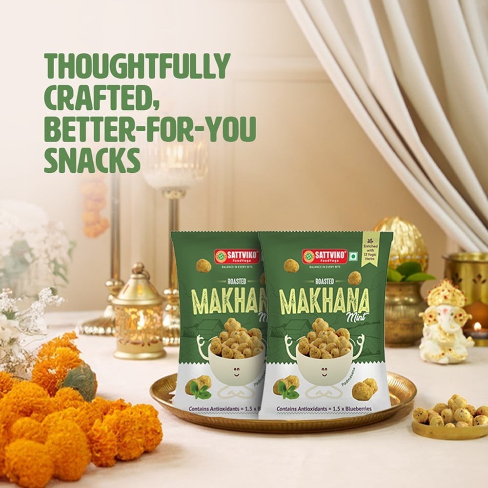 Sattviko Mint Roasted Flavoured Makhana