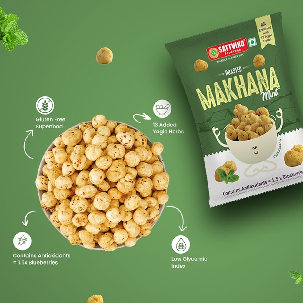 Sattviko Mint Roasted Flavoured Makhana