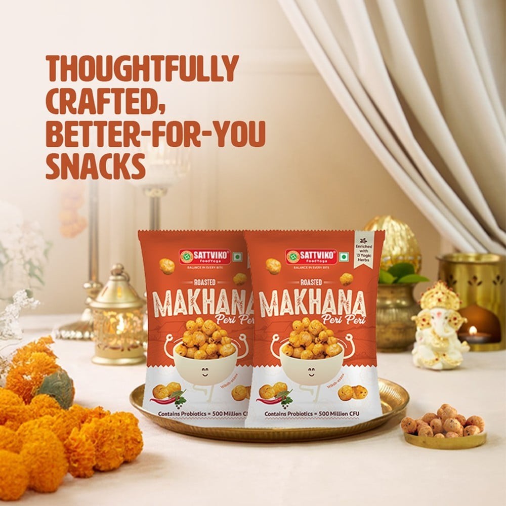 Sattviko Peri Peri Roasted Flavoured Makhana