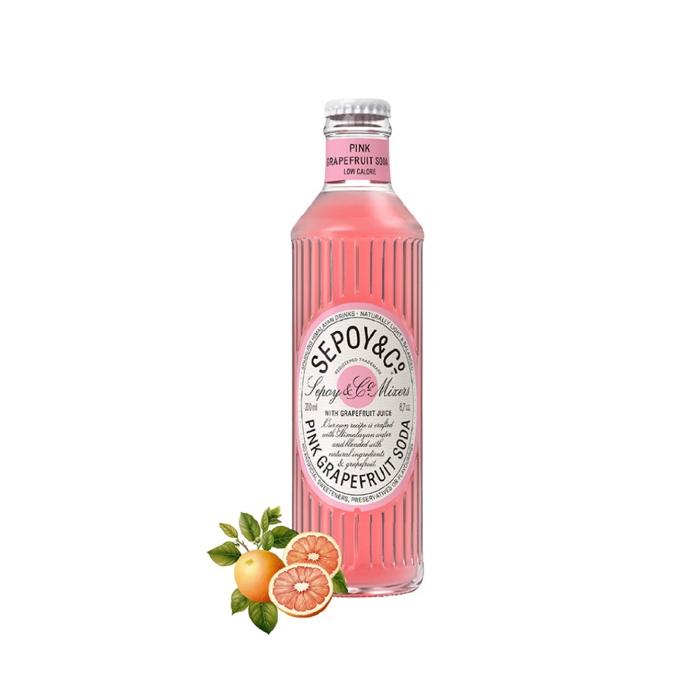 Sepoy & Co. Pink Grapefruit Soda