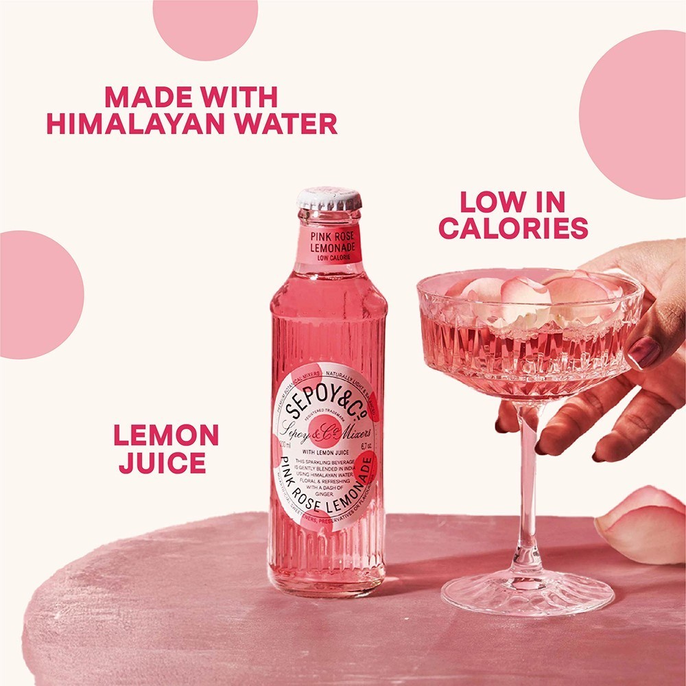 Sepoy & Co. Pink Rose Lemonade Sparkling Drink