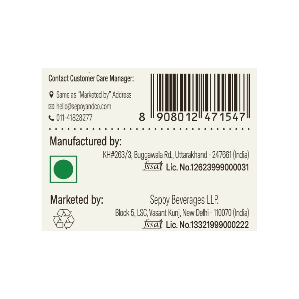 Sepoy & Co. Pure Natural Mineral Sparkling Water