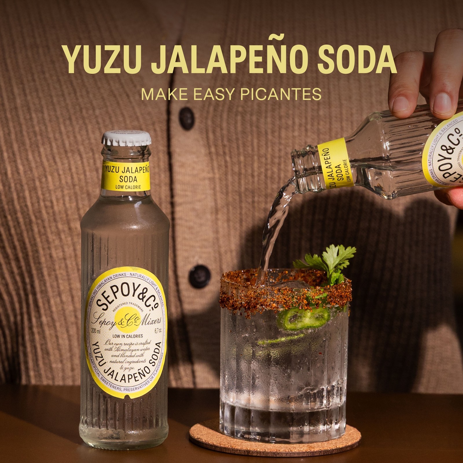 Sepoy & Co. Yuzu Jalapeno Soda