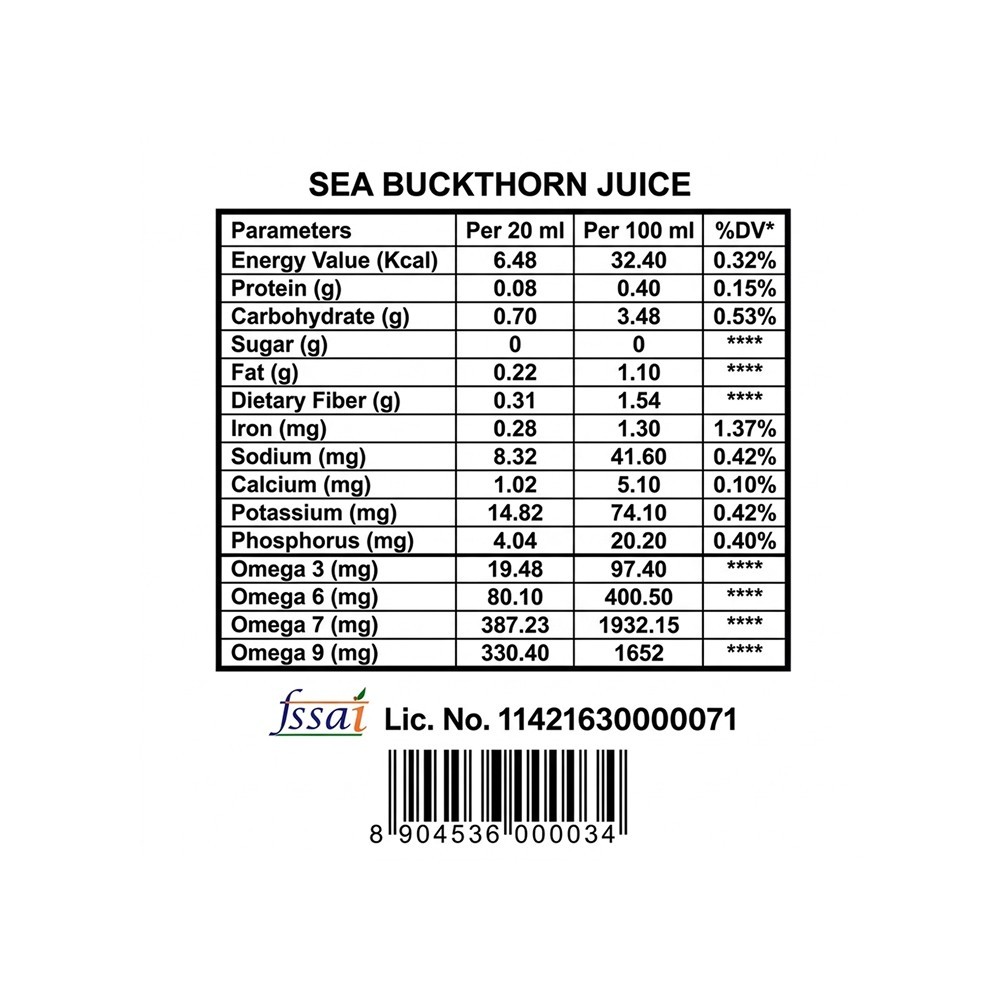 Sharmayu Sea Buckthorn Health Juice