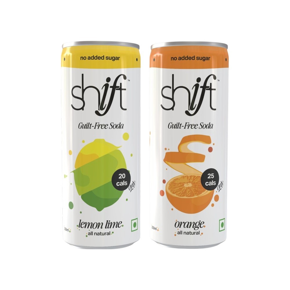 Shift Guilt-Free Soda (Orange & Lemon-Lime)