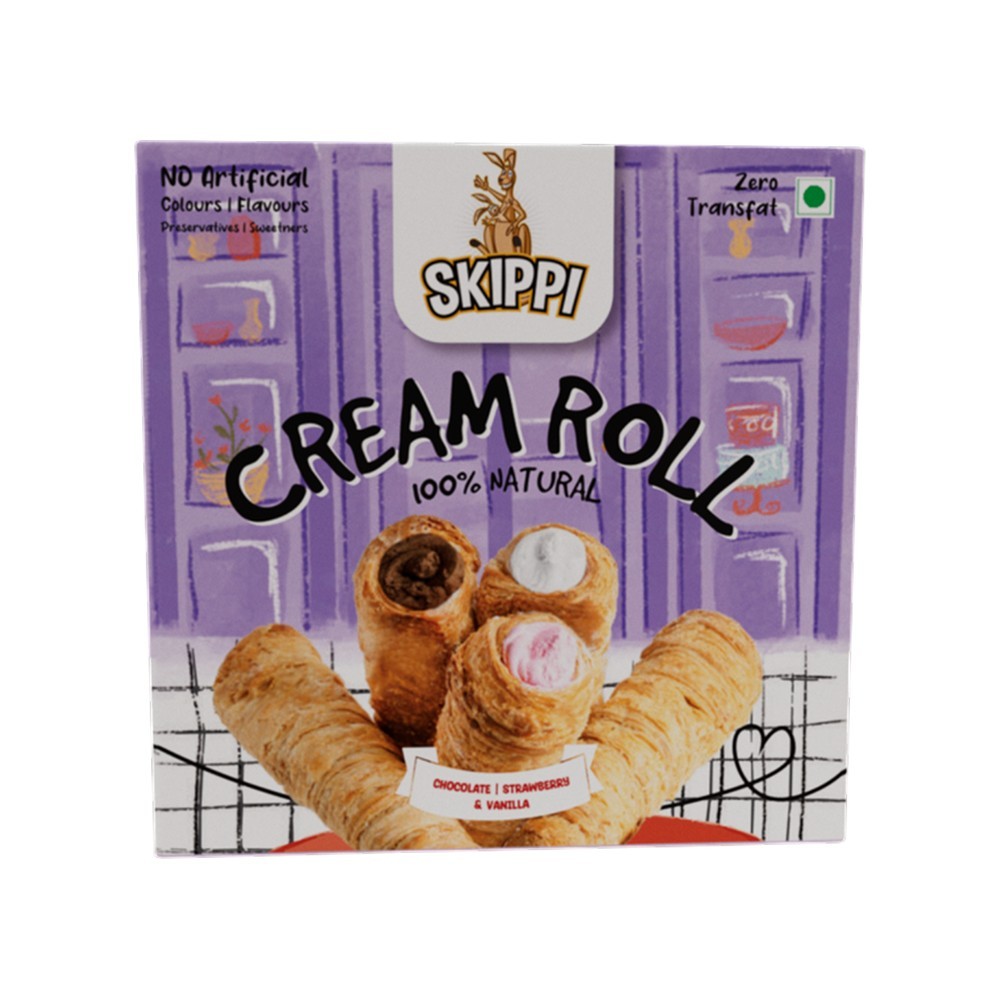 Skippi Assorted Cream Roll