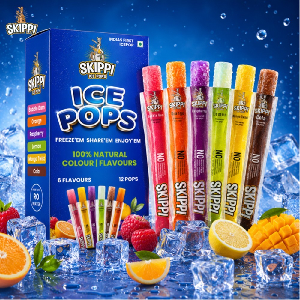 Skippi Natural Multi Flavour Ice Pops