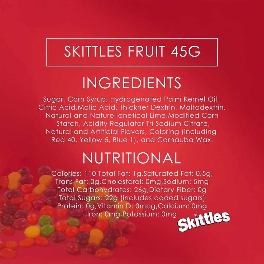Skittles Fruits Candy