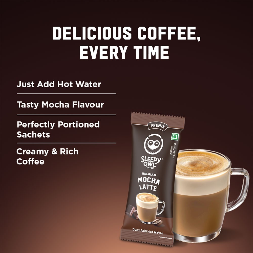 Sleepy Owl Belgian Mocha Coffee Premix