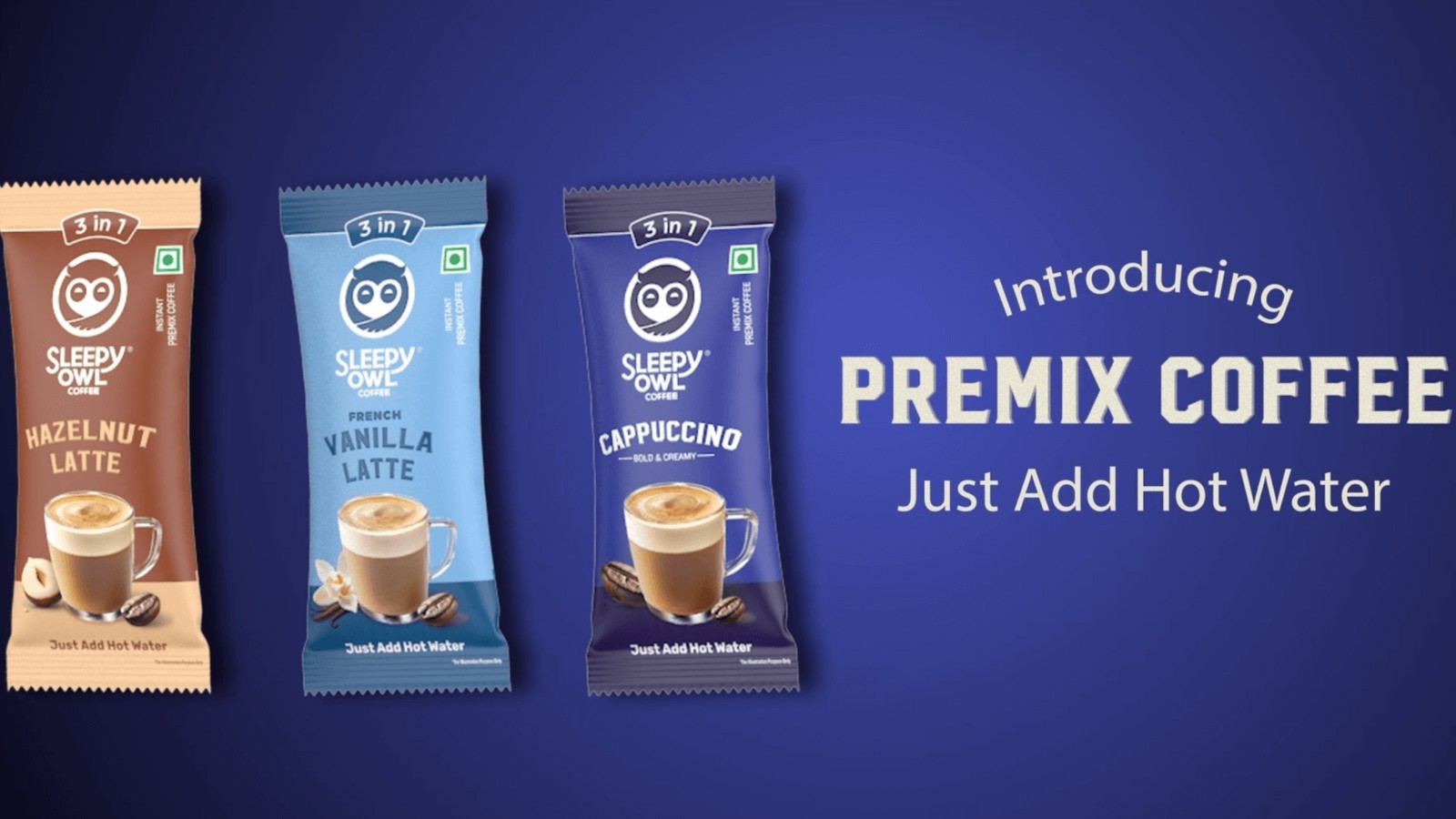 Sleepy Owl Cappuccino Premix Coffee Premix