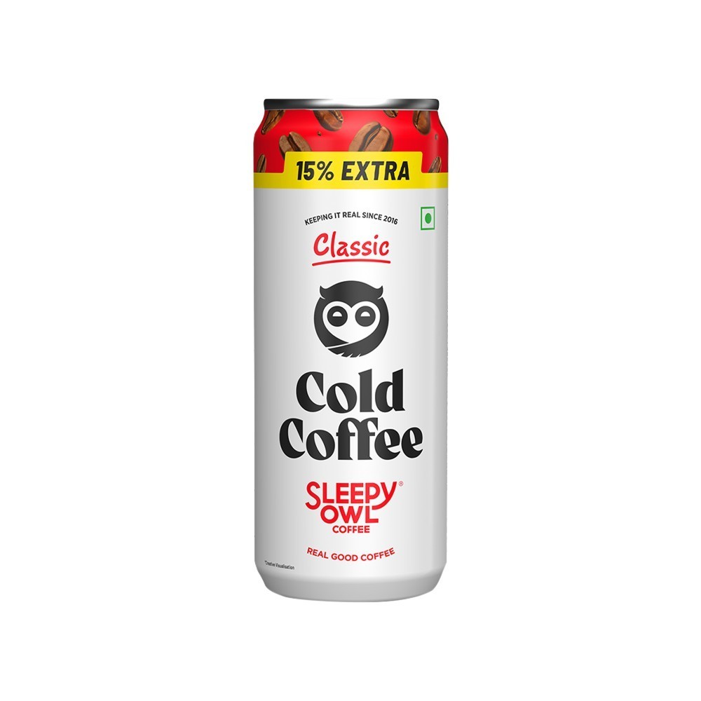 Sleepy Owl Classic Cold Coffee Can