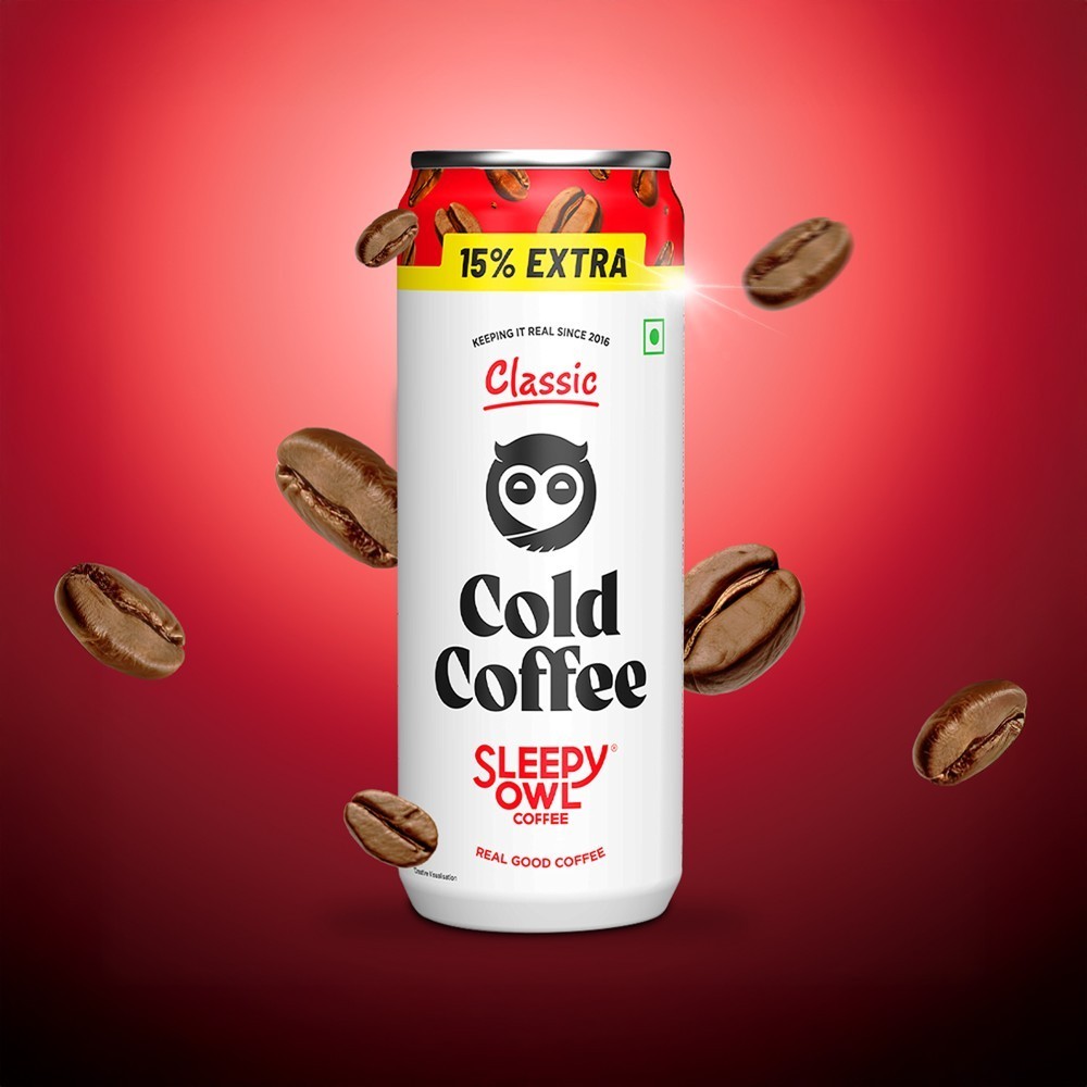 Sleepy Owl Classic Cold Coffee Can