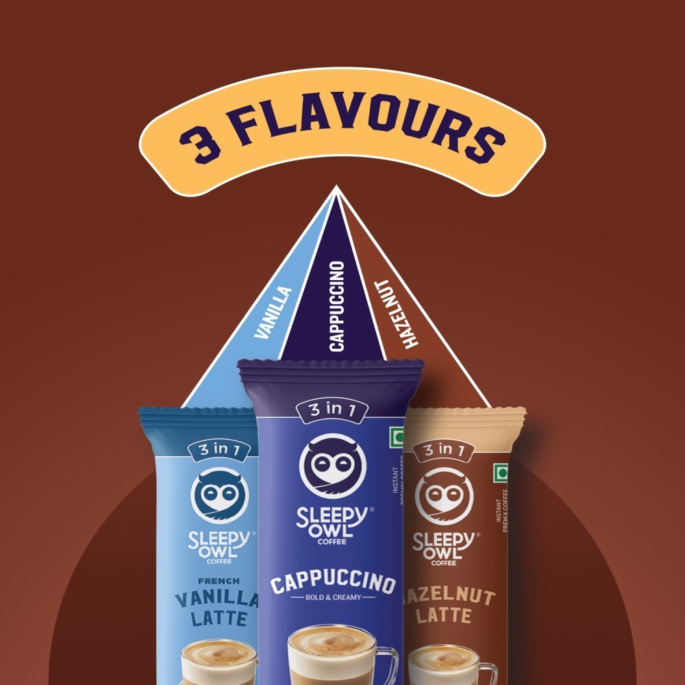 Sleepy Owl Hazelnut Latte Premix Coffee Premix