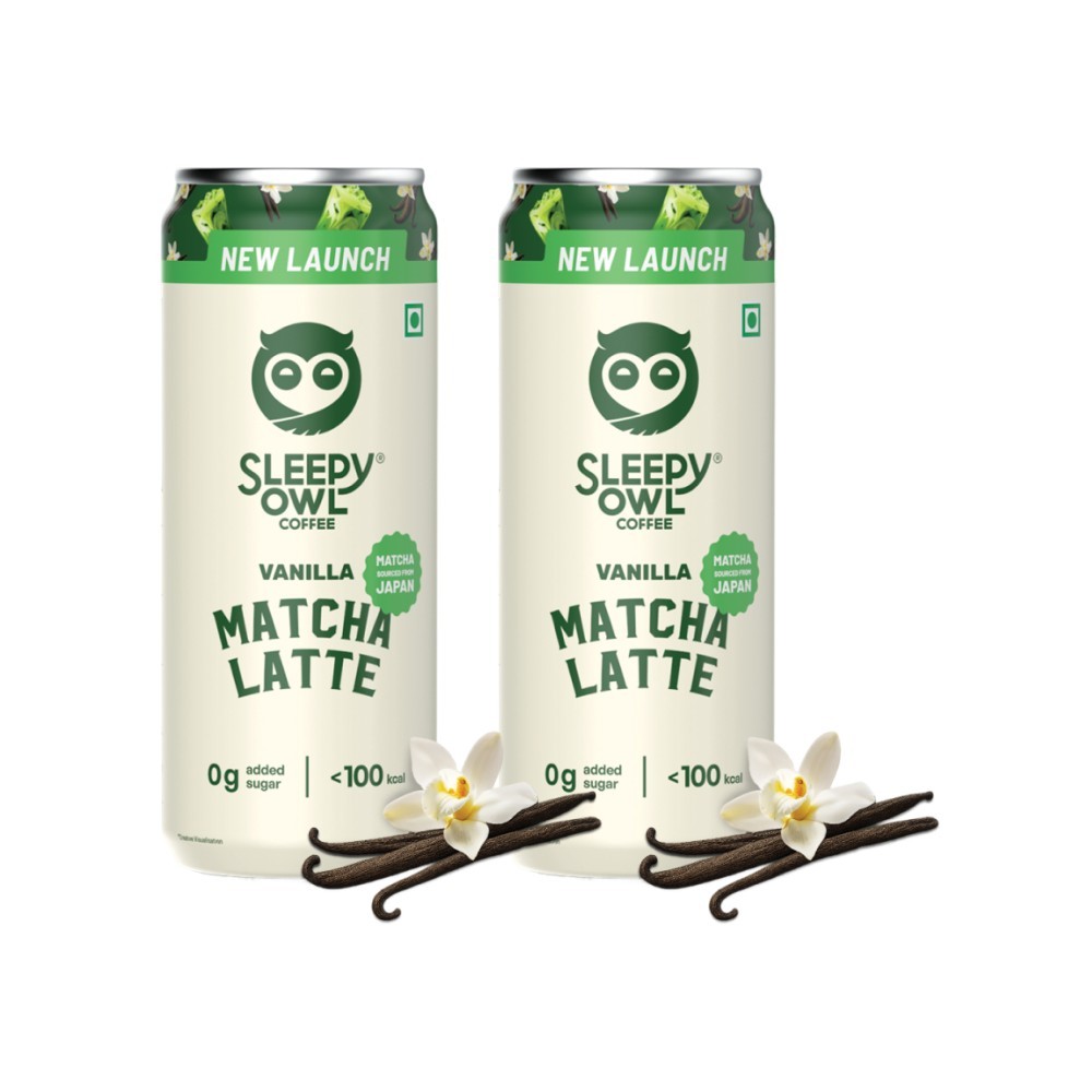 Sleepy Owl Vanilla Iced Matcha