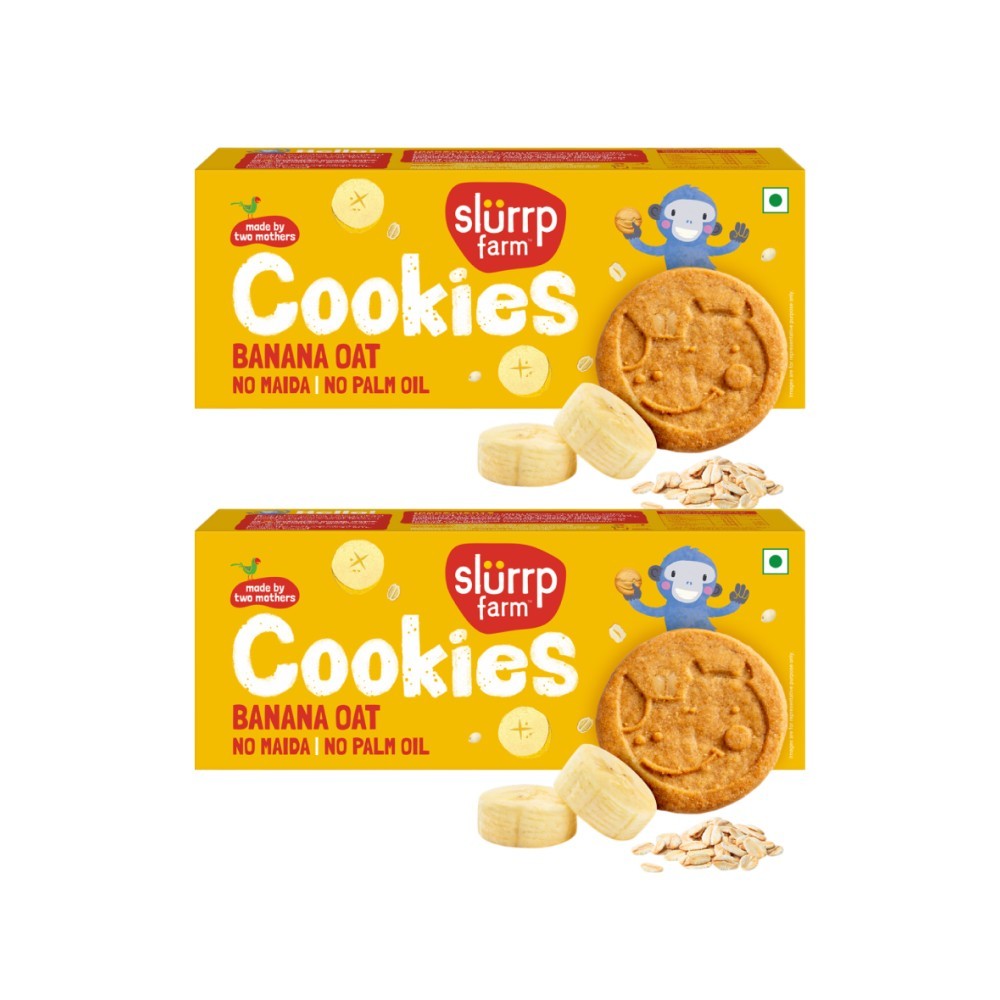 Slurrp Farm Banana Oat Cookies