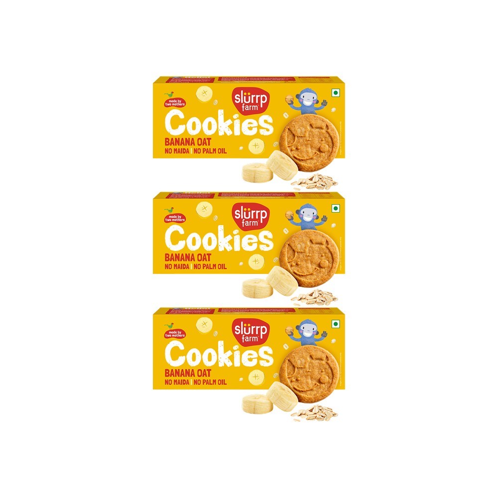 Slurrp Farm Banana Oat Cookies