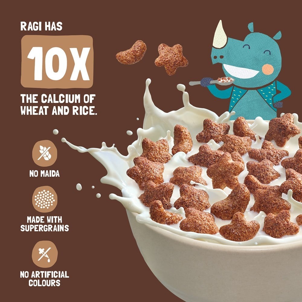 Slurrp Farm Choco Crunch Breakfast Cereal for Kids