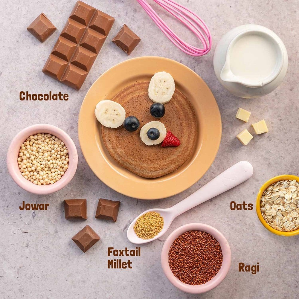 Slurrp Farm Chocolate Pancake Mix +  Choco Ragi Cookies Combo