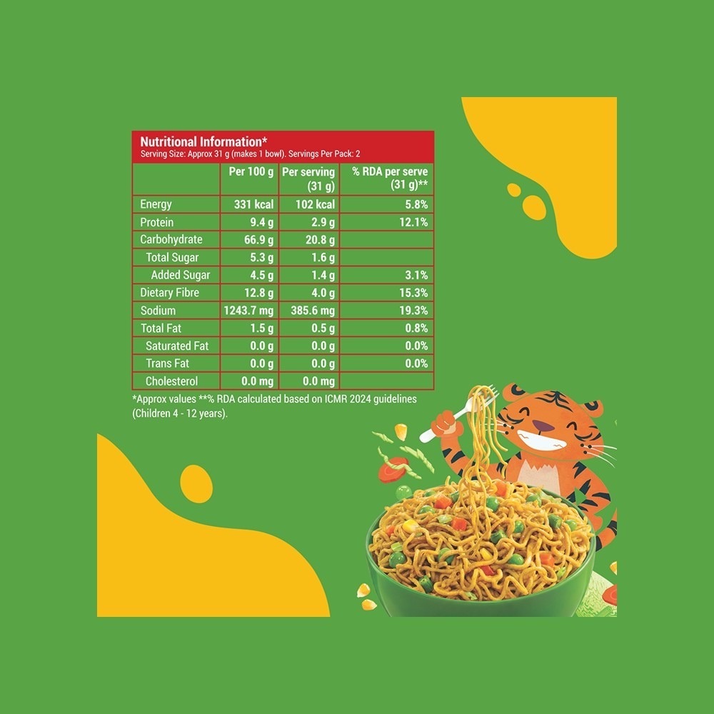 Slurrp Farm Millet Veggie Masala Healthy Instant Noodles +  Magic Masala Millet Instant Noodles Combo