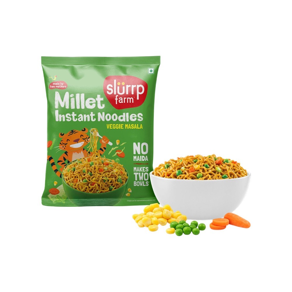 Slurrp Farm Millet Veggie Masala Healthy Instant Noodles