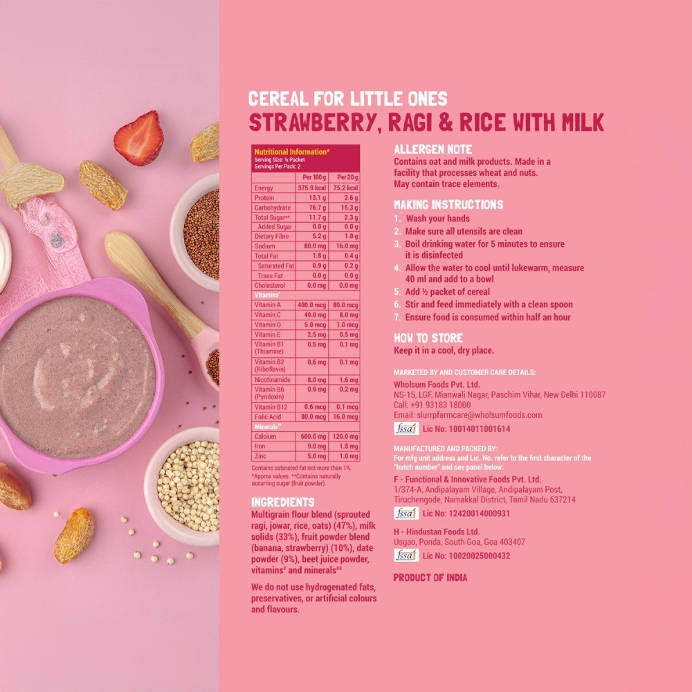 Slurrp Farm Multigrain Cereal Trial Packs For Little Ones