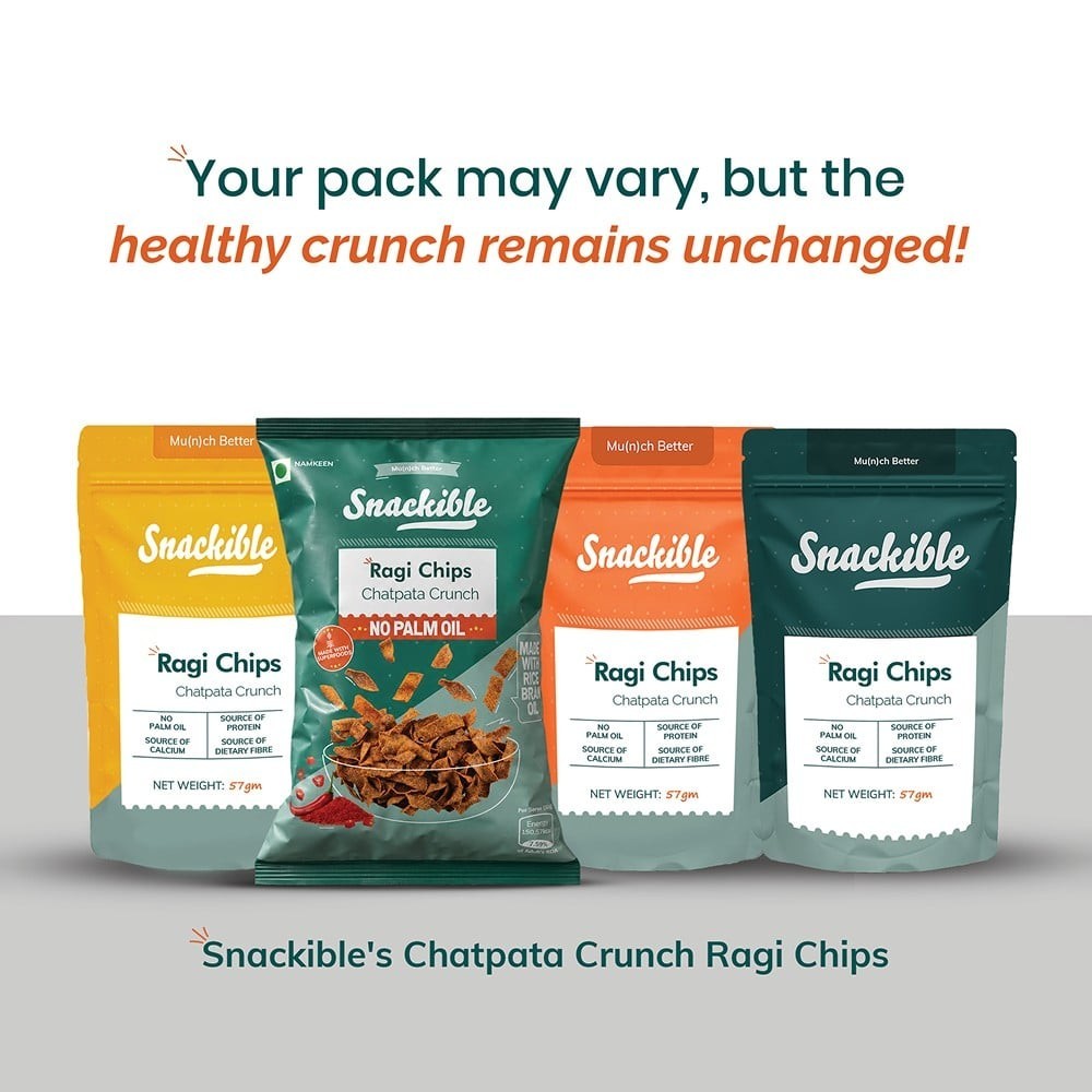 Snackible Chatpata Crunch Ragi Chips