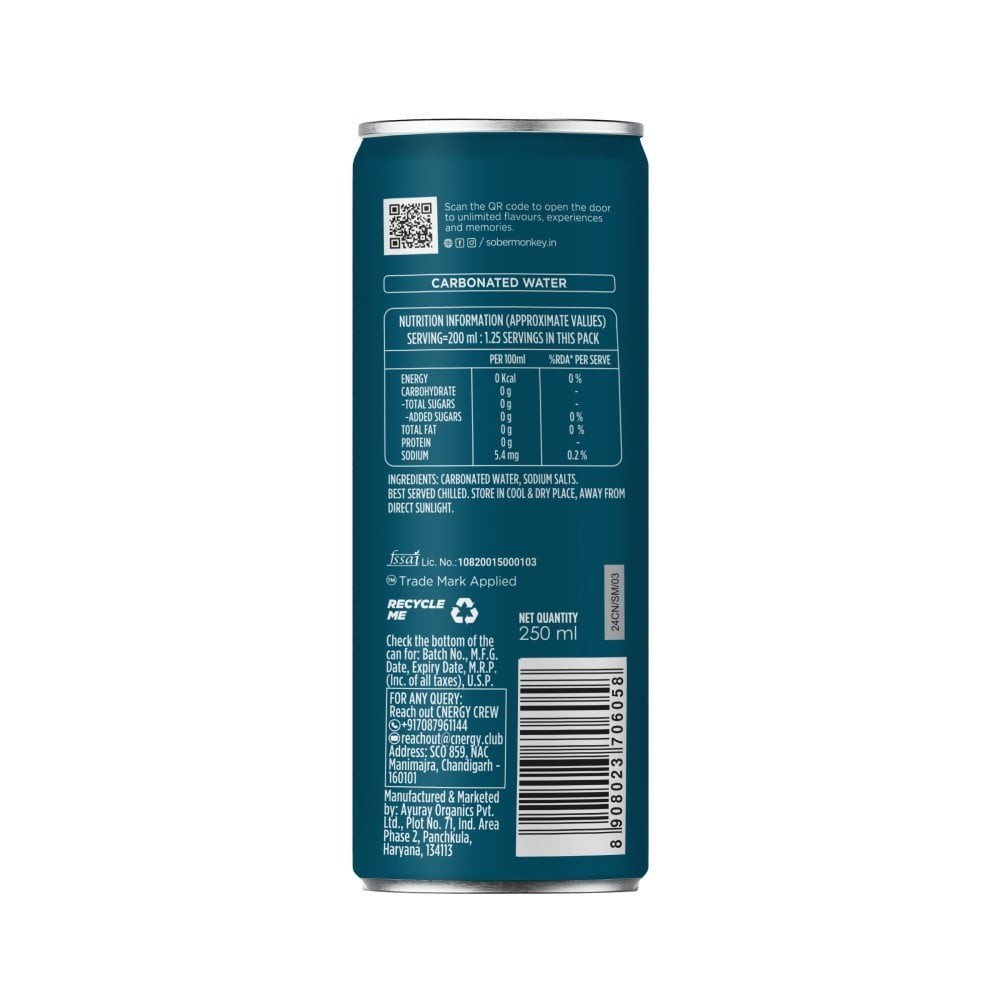 Sober Monkey Original Blending Soda Water