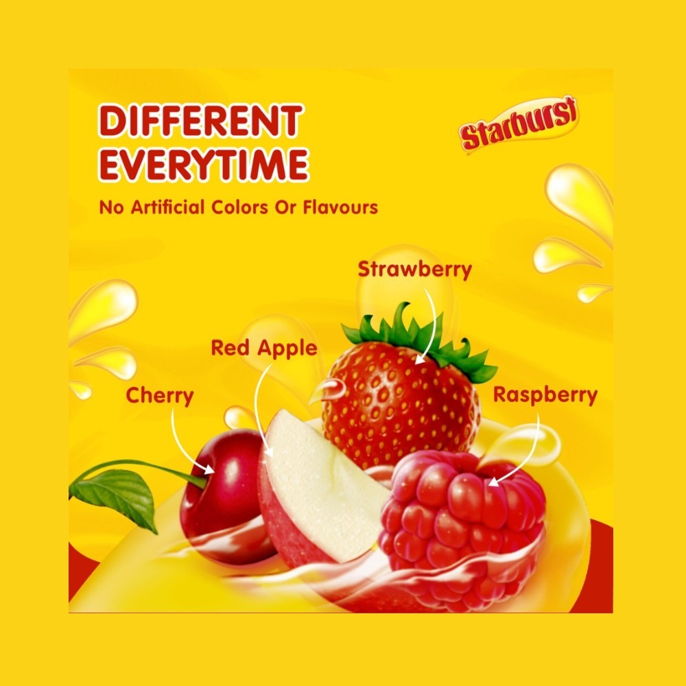 Starburst Fave Reds Fruit Chew Toffee