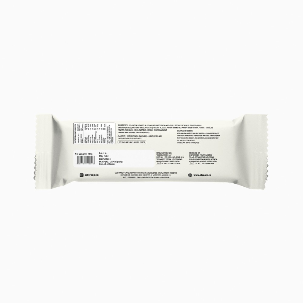 Stroom Chocolate 10g Protein Wafer Bar