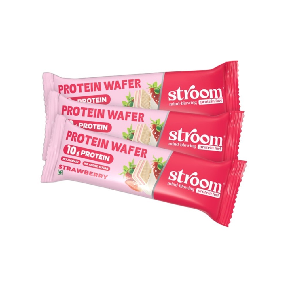 Stroom Strawberry 10g Protein Wafer Bar