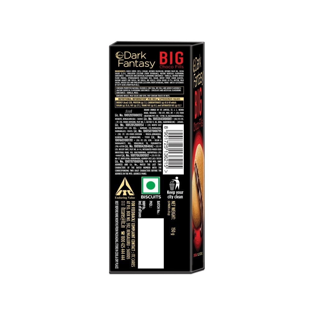 Sunfeast Dark Fantasy Big Choco Fills Cookies