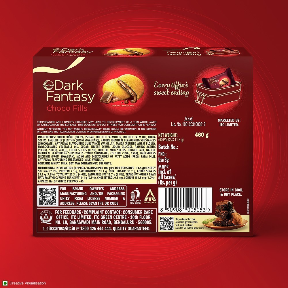 Sunfeast Dark Fantasy Choco-Fills Cookies