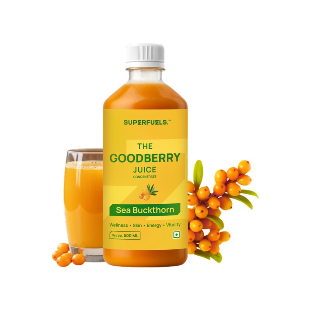 Superfuels. Sea Buckthorn Berry Fruit Juice