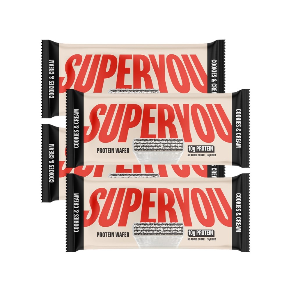 SuperYou Cookies & Cream Wafer Protein Bar