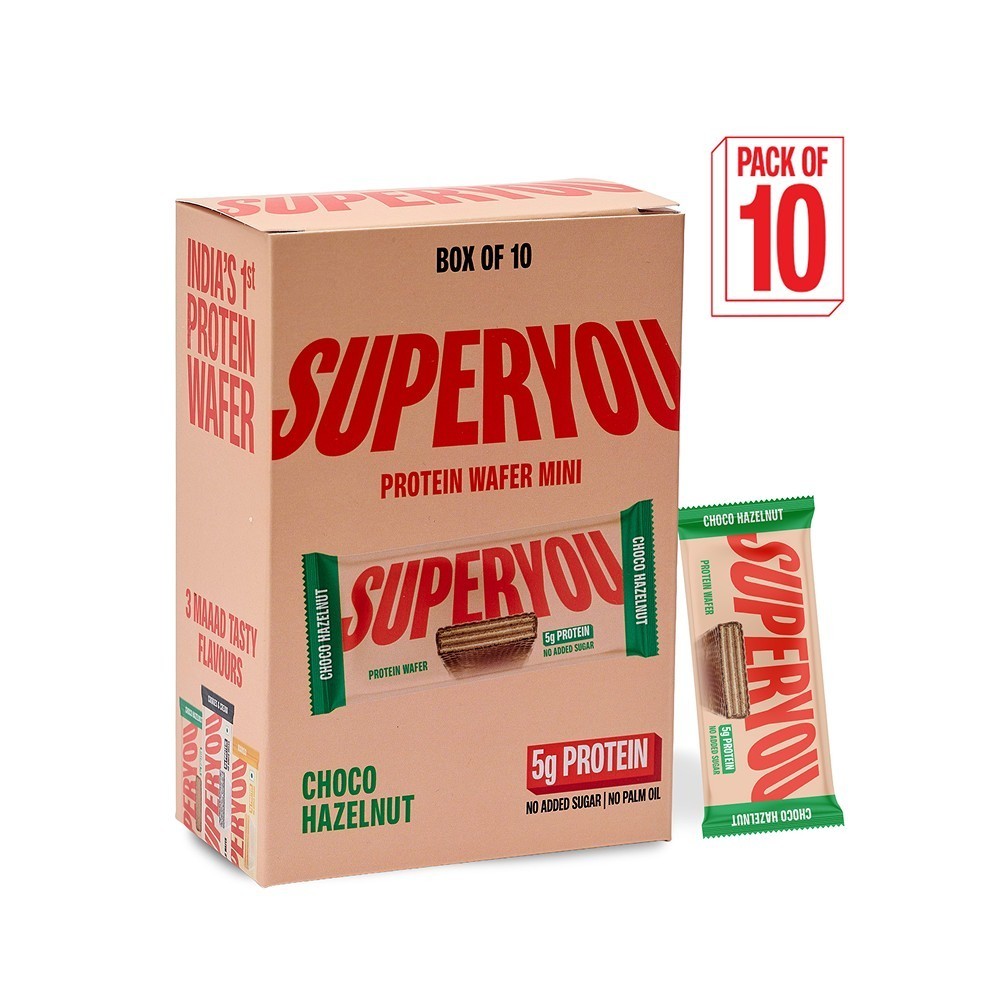 SuperYou Mini Choco Hazelnut Protein Wafer Bar