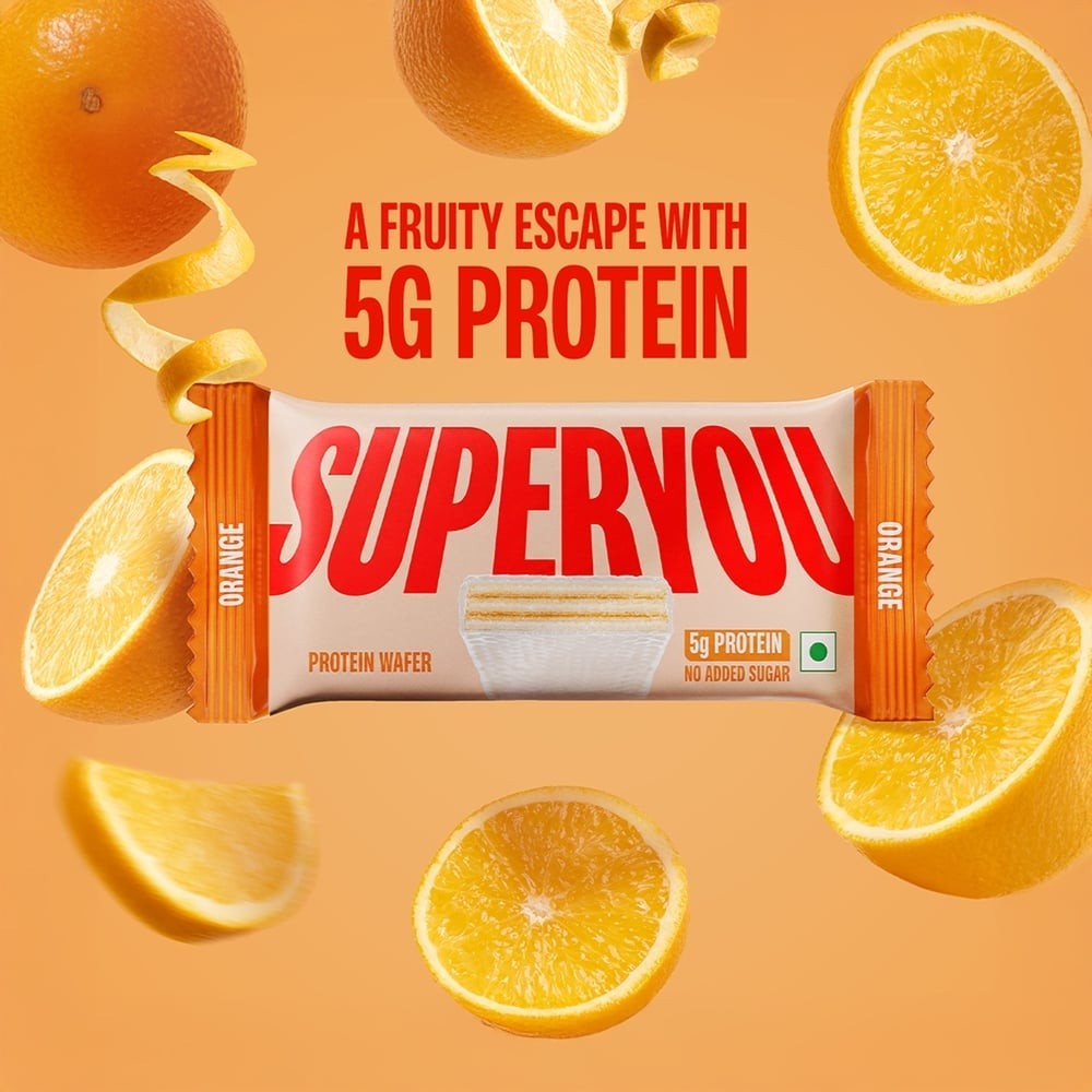 SuperYou Orange Mini Wafer Protein Bar Pack