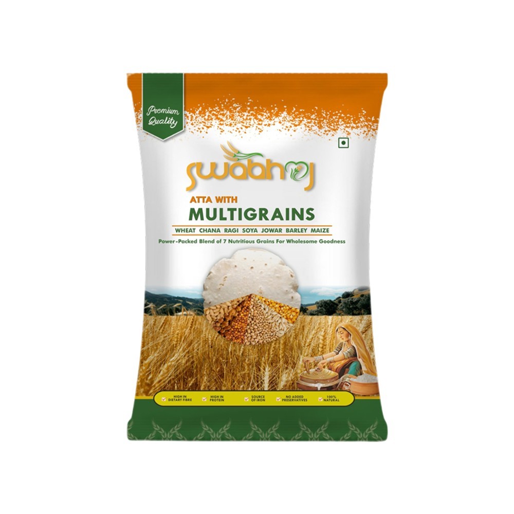 Swabhoj 7 Grain Multigrain Atta Stone-Ground & High Fibre