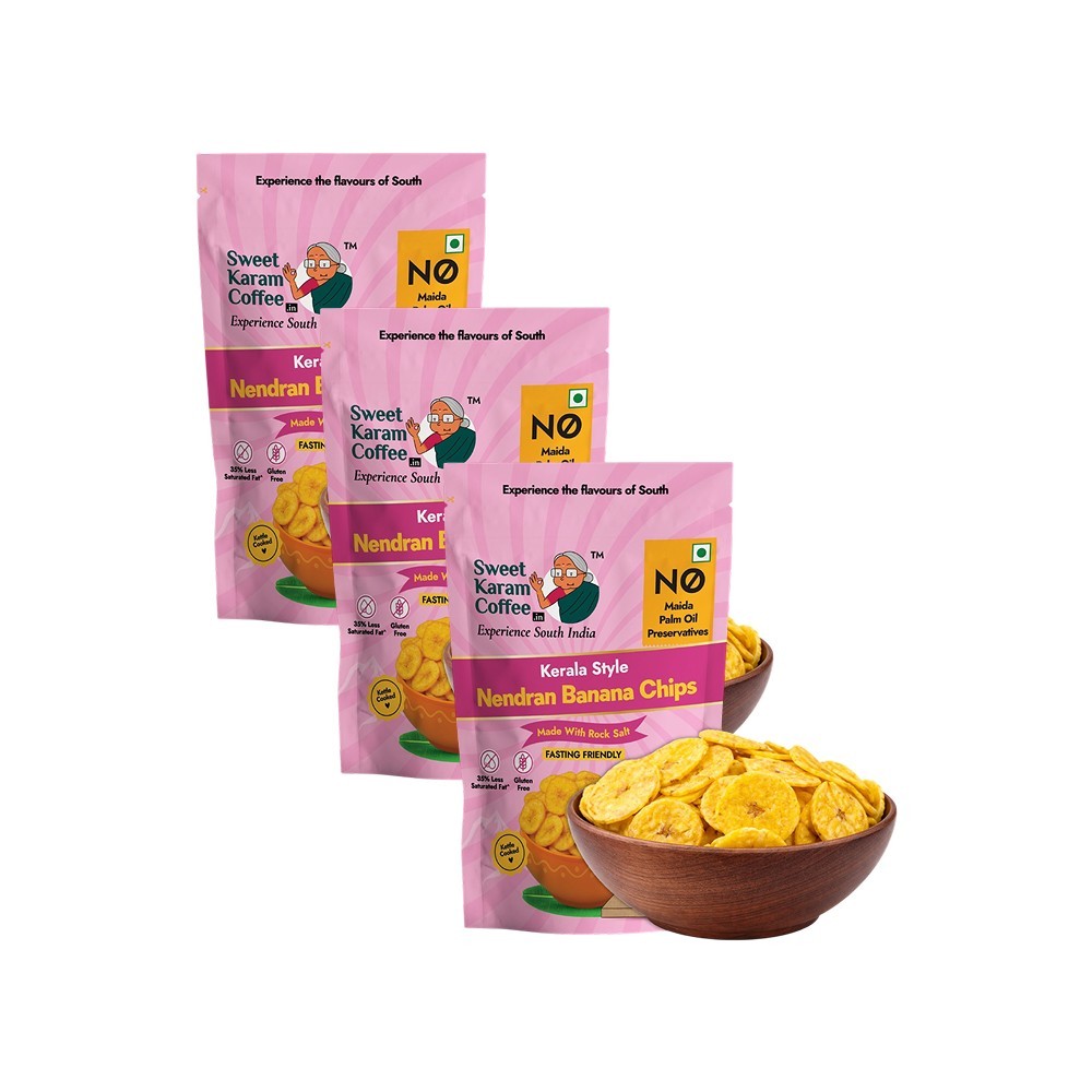 Sweet Karam Coffee Rock Salt Banana Chips