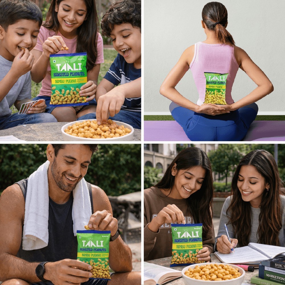 Taali Roasted Nimbu Pudina Peanuts (Bharuchi Nuts)