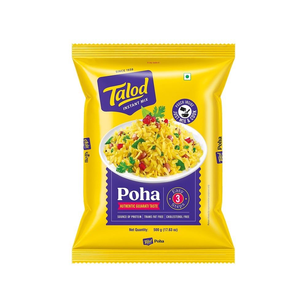 Talod Thick Poha with Masala Sachet