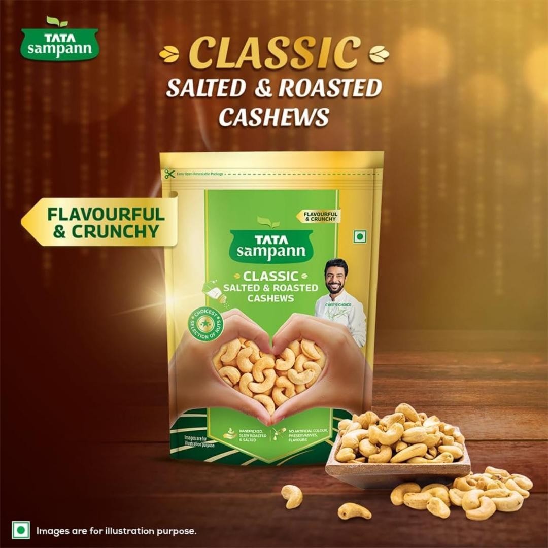 Tata Sampann Classic Salted & Roasted Flavoured Cashew